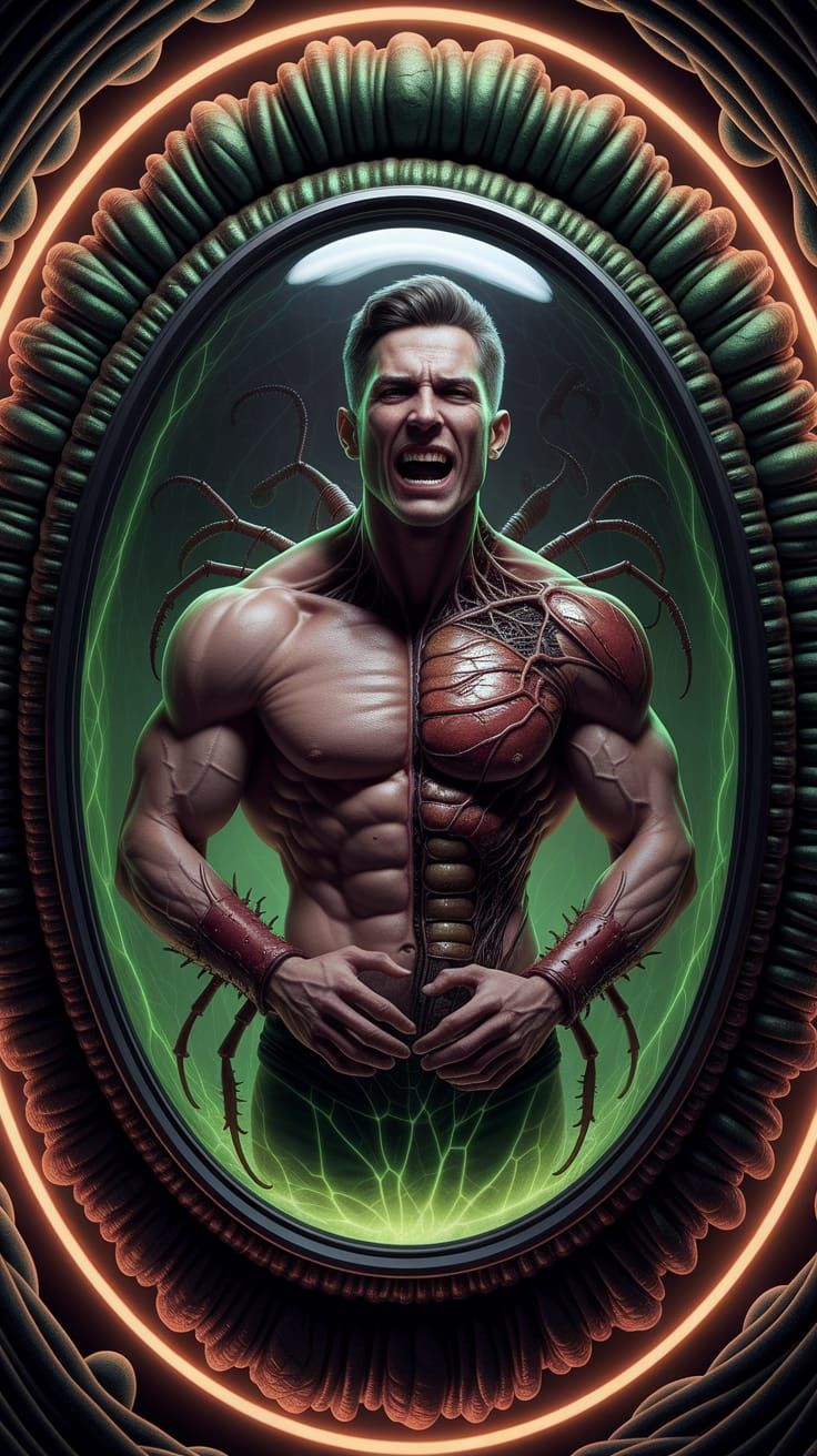 Terrifying Mutation Inside Alien Bioluminescent Hive