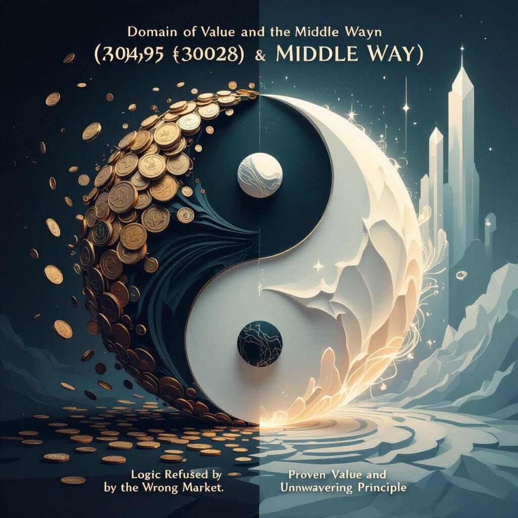 Symbolic Yin Yang: Domain of Value and Middle Way