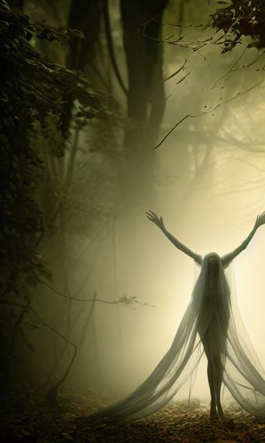Sinister Spider Goddess in Professional Photography