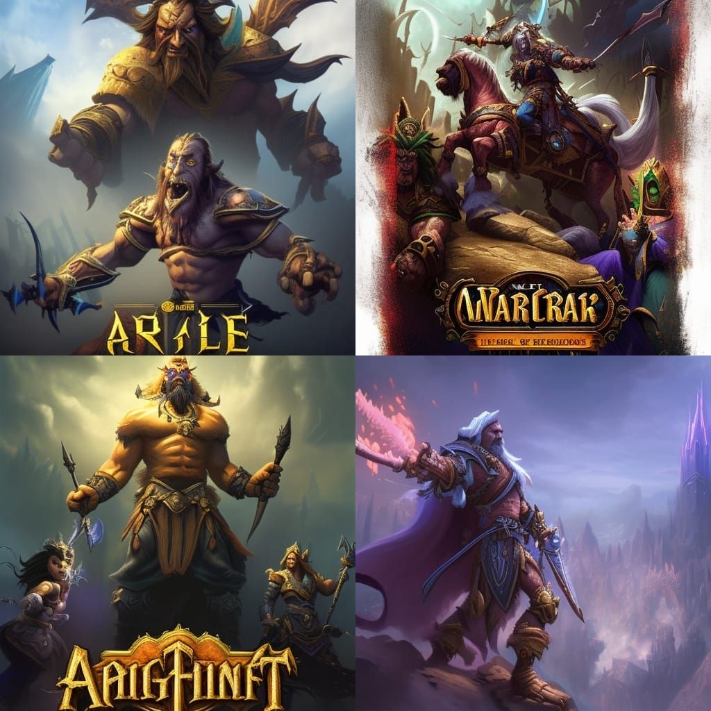 Dark Fantasy Warcraft Concept Art in 8K