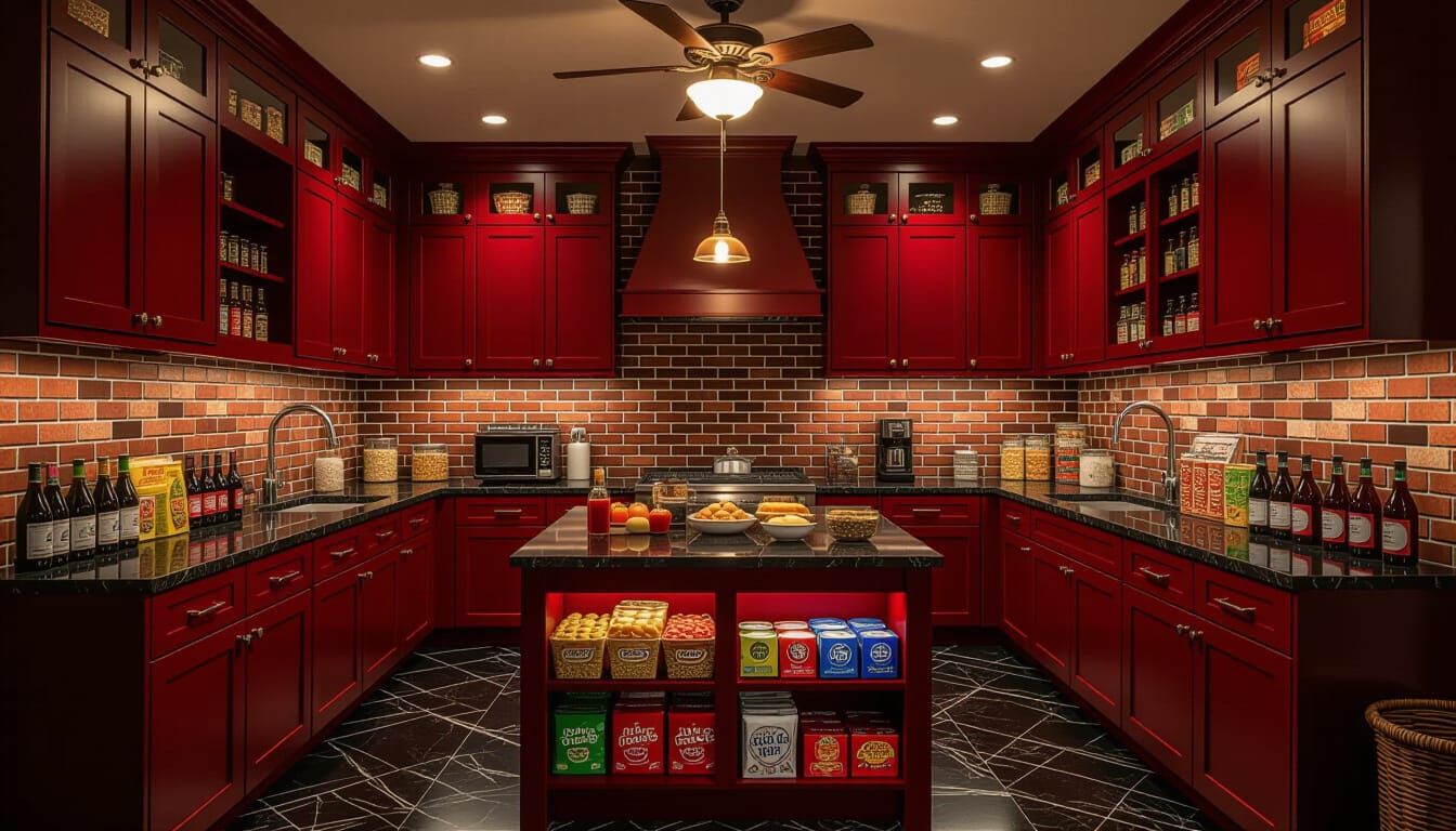 Victorian Storage Room with Abundant Provisions