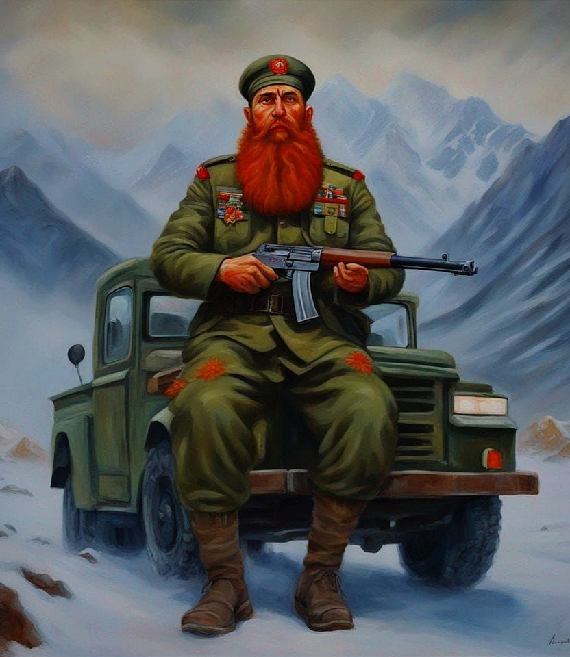 Tajik Warlord on Gun Truck: Civil War Memories