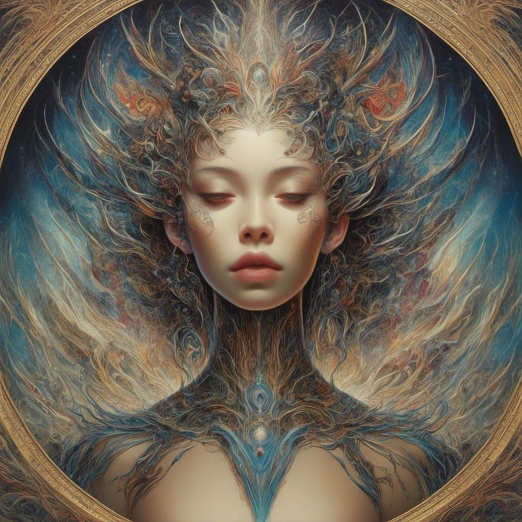 Futuristic Transformation Inspired by Joseph Stella