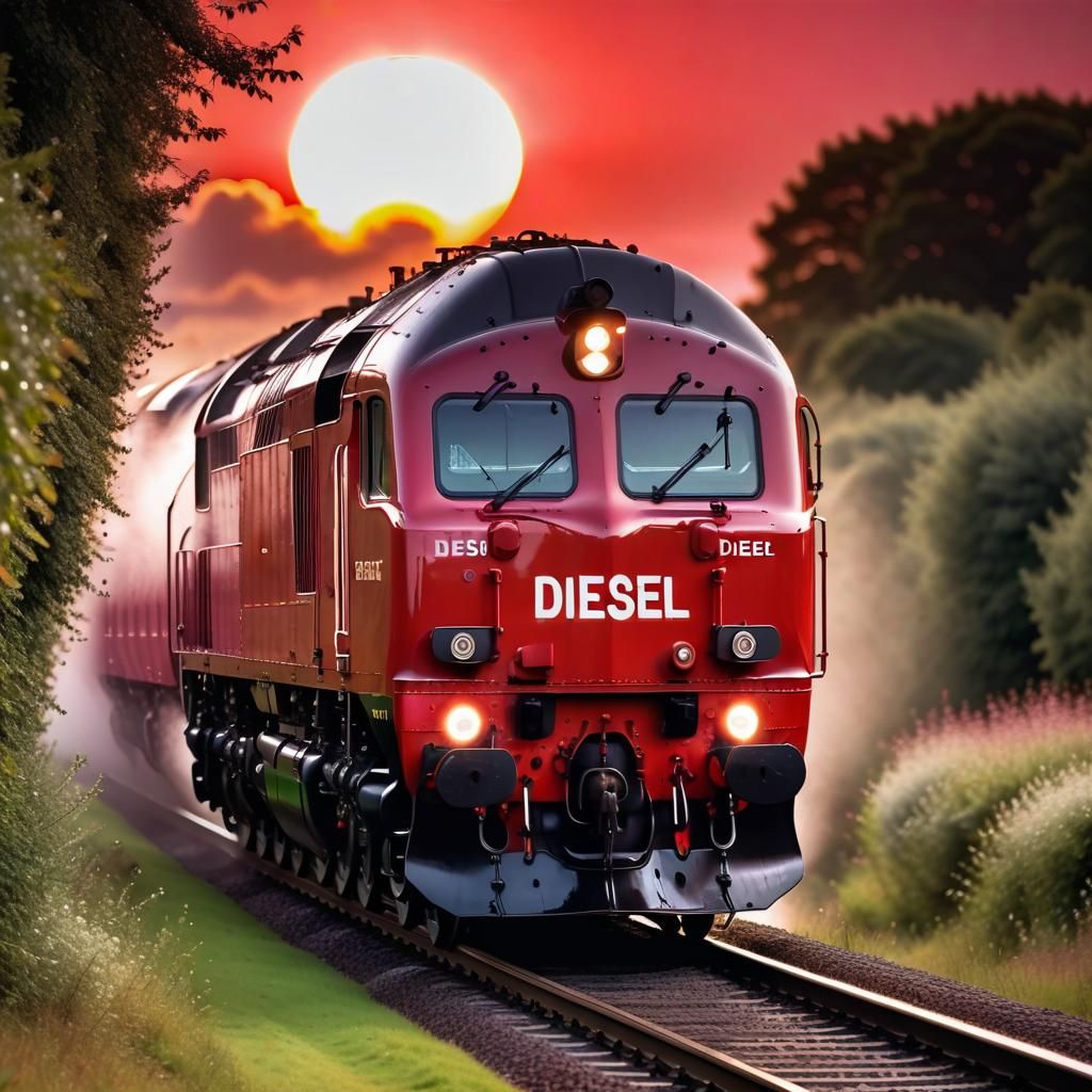 Cherry Diesel Locomotive 🍒