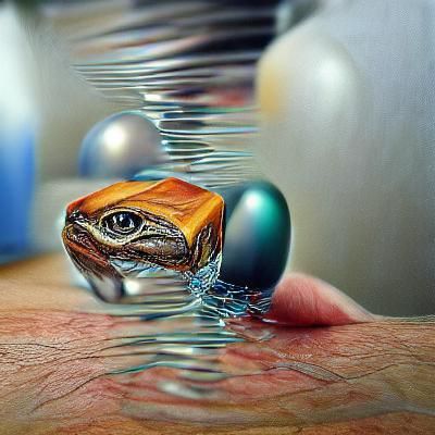 Quantum Reality Hyper-Realism Abstract