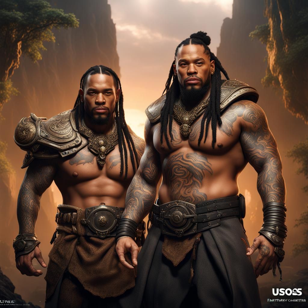 The Usos as Fantasy Warriors