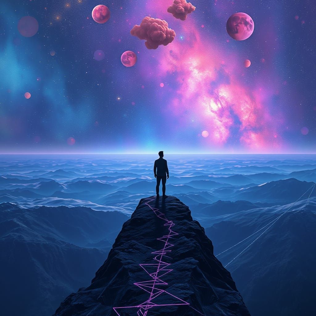 Infinity's Edge: A Surreal Cosmic Union