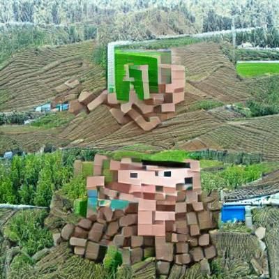Minecraft Landscape: A Blocky Digital World
