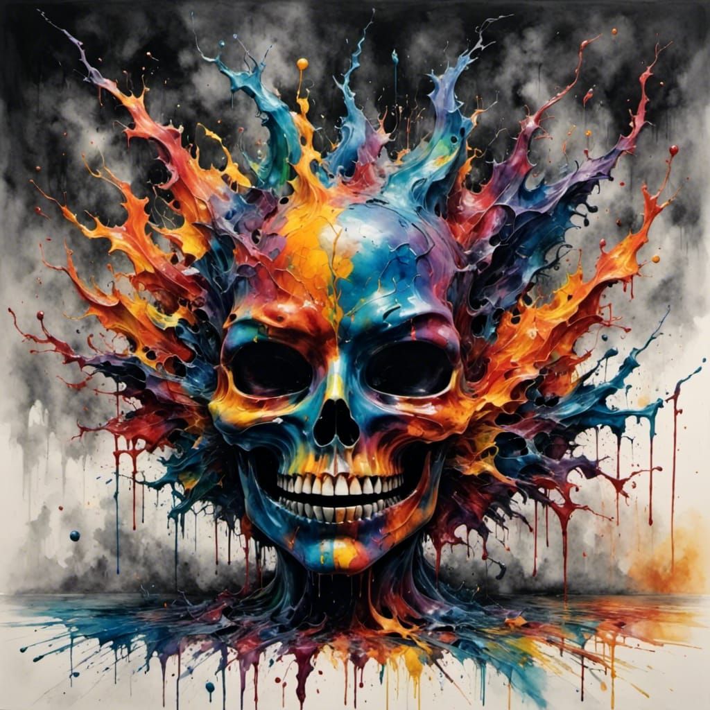 Prismatic Vitality: Colorful Vibrant Scene