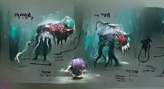 Abyssal Monster Concept Art Illustration