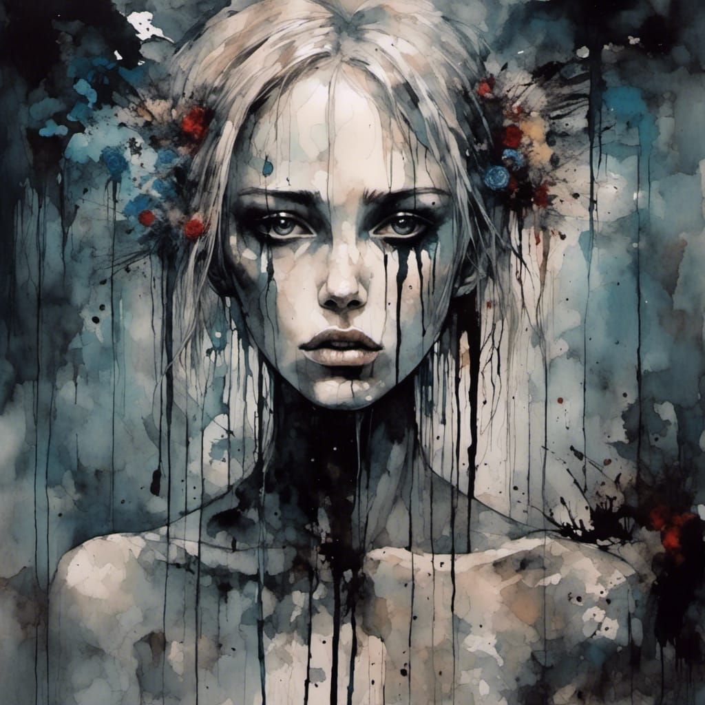 Calling tears from deep inside, oh, you're so exquisite. And in the mirror, all midnight eyes. Oh, if I could remain, bu...