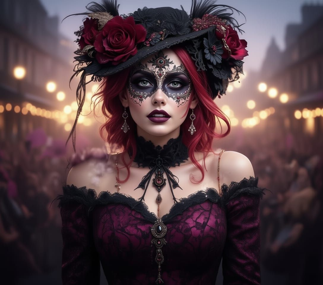 AI Generated Image of a Charming Lady