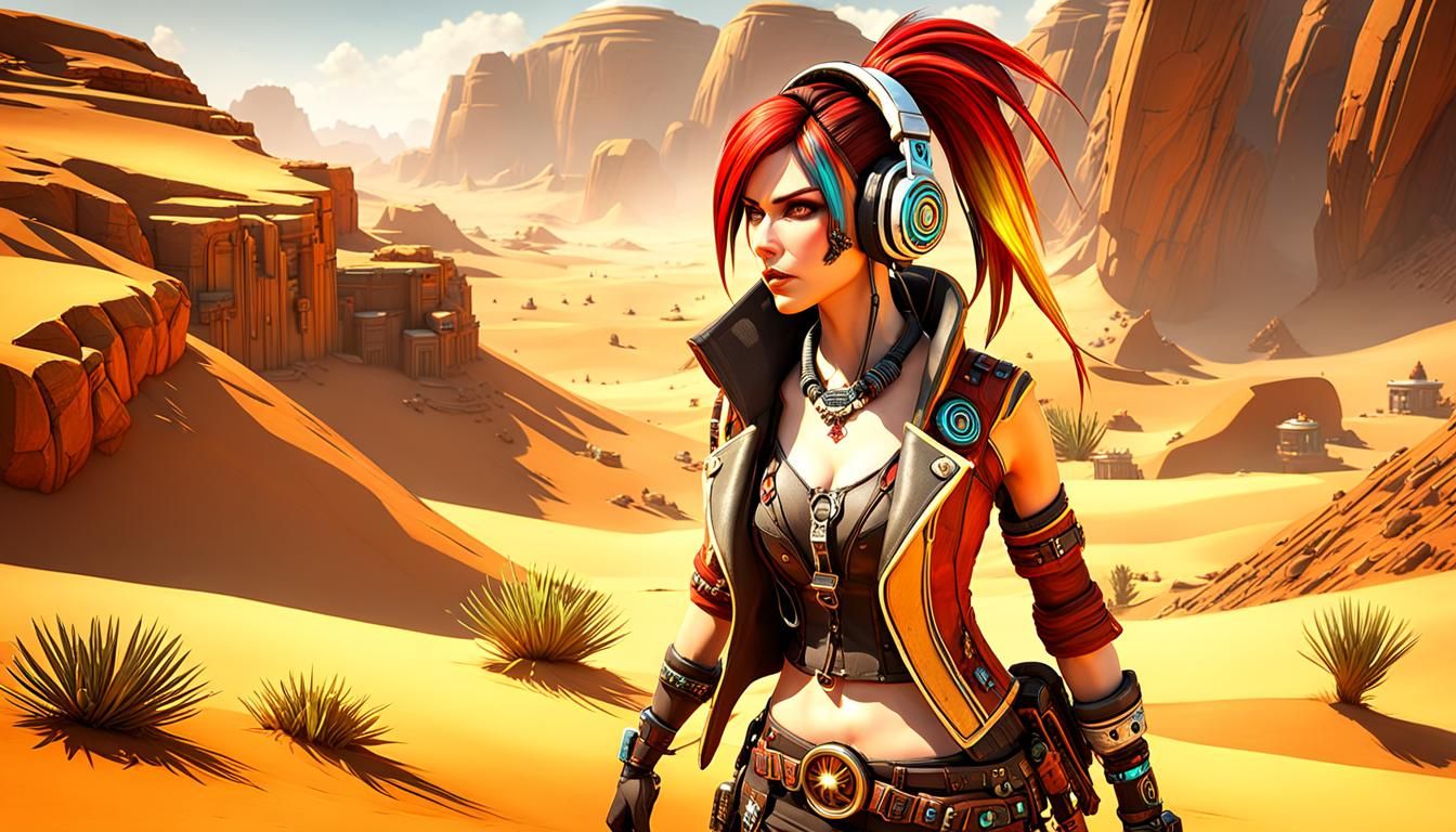 Gaige from Borderlands 2 in Steampunk Style