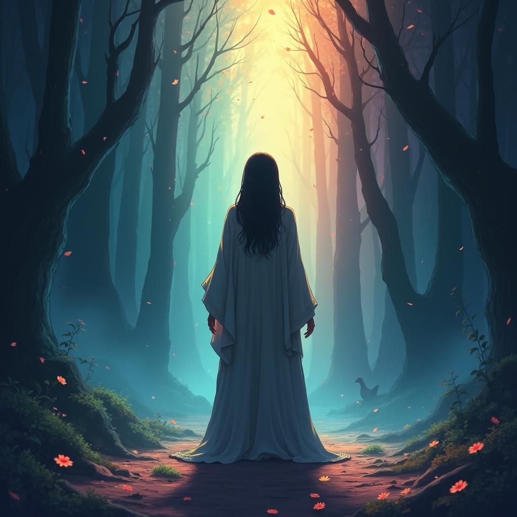 Anime Secret Balance in Cel-Shaded Style