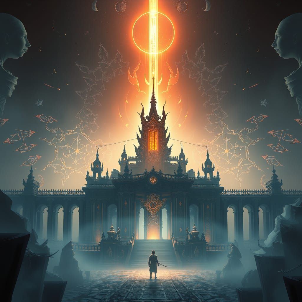 Volta: Theophanic Digital Painting in Cinematic Lighting