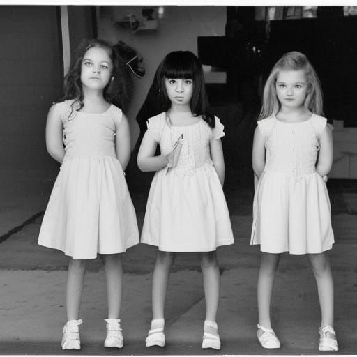 AI Generated Image of Girls