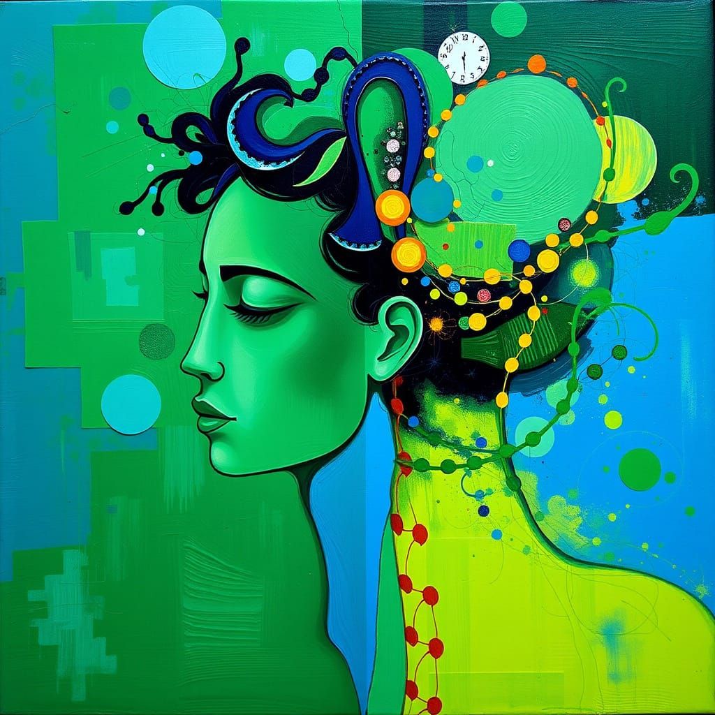 Surrealist Harmony of Complementary Colors