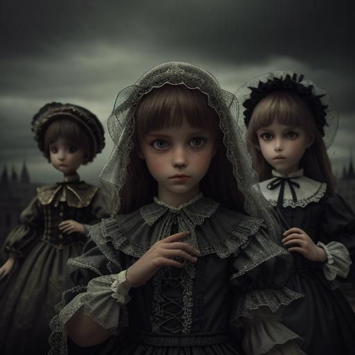 Hyperrealistic Dolls World in Cinematic Style