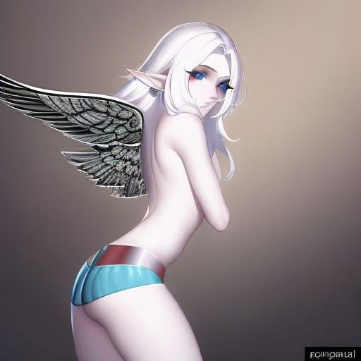 Ethereal Wings of Light and Shadow