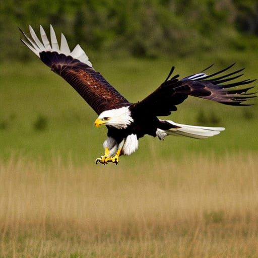 Majestic Eagle Soaring Through the Sky