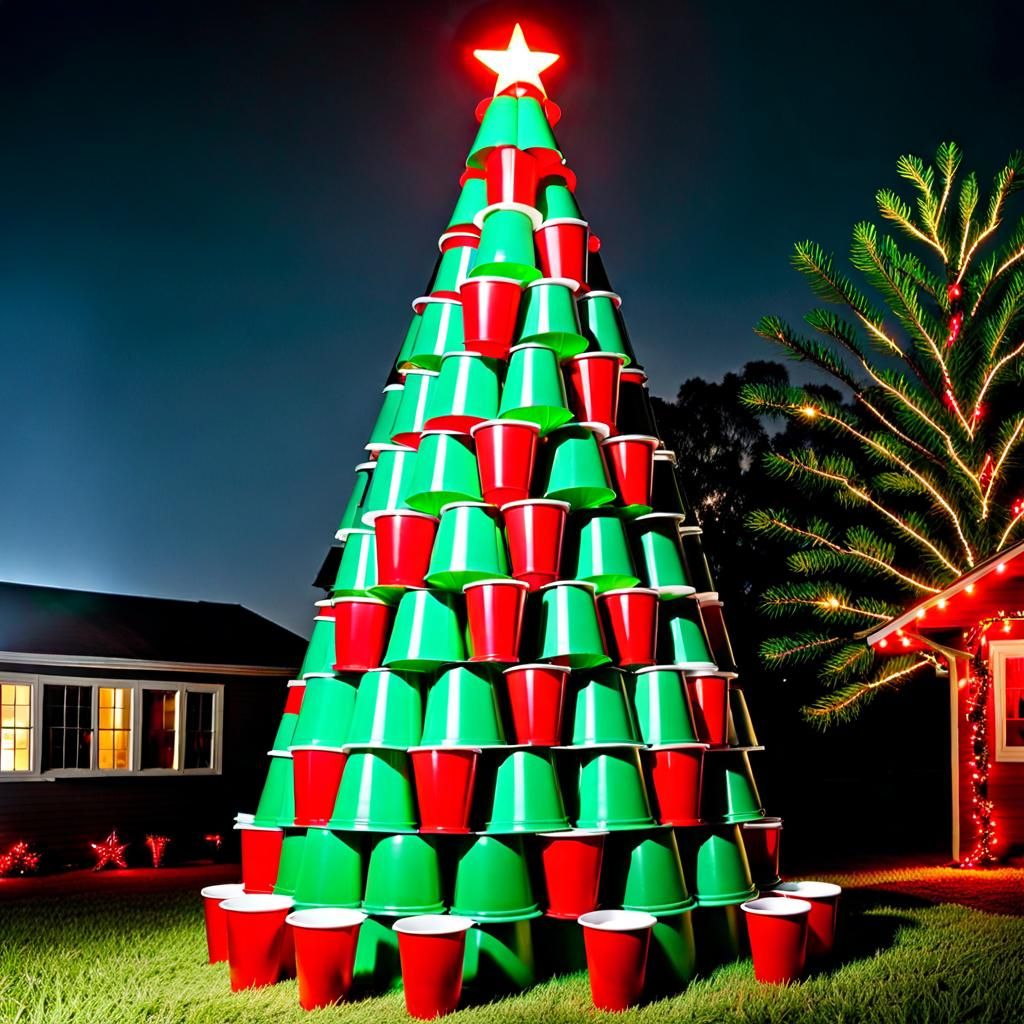 "Redneck Christmas" :D red SOLO cups