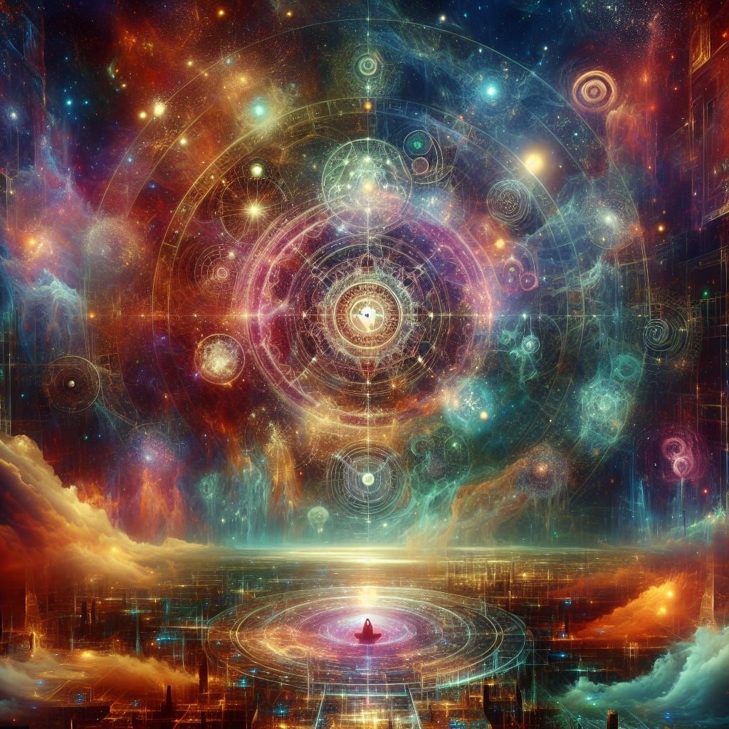 Galactic Federation: Holographic Cosmic Astral Illustration