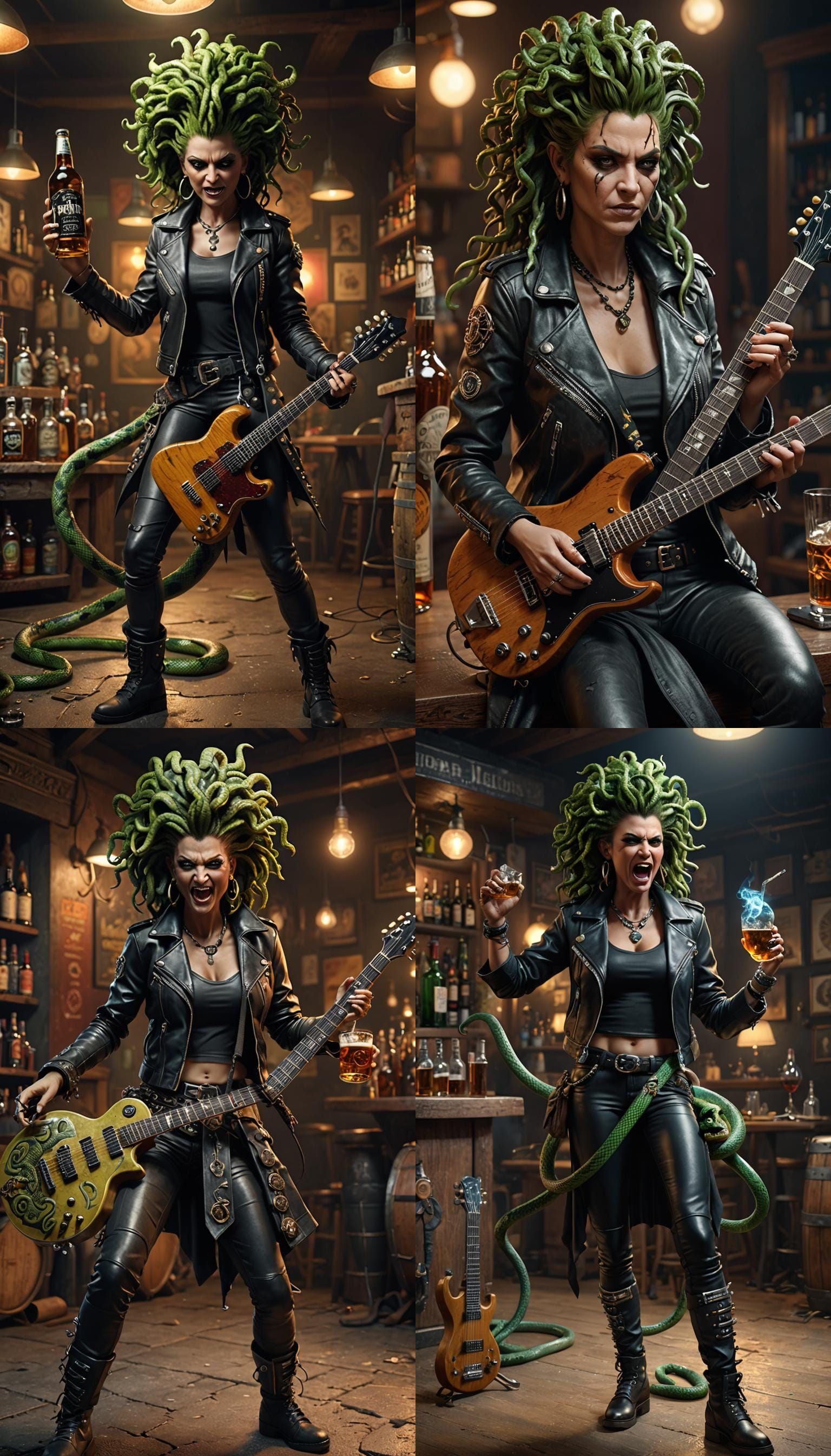 Charlize Theron as the Medusa the legendary Gorgon of Greek ...