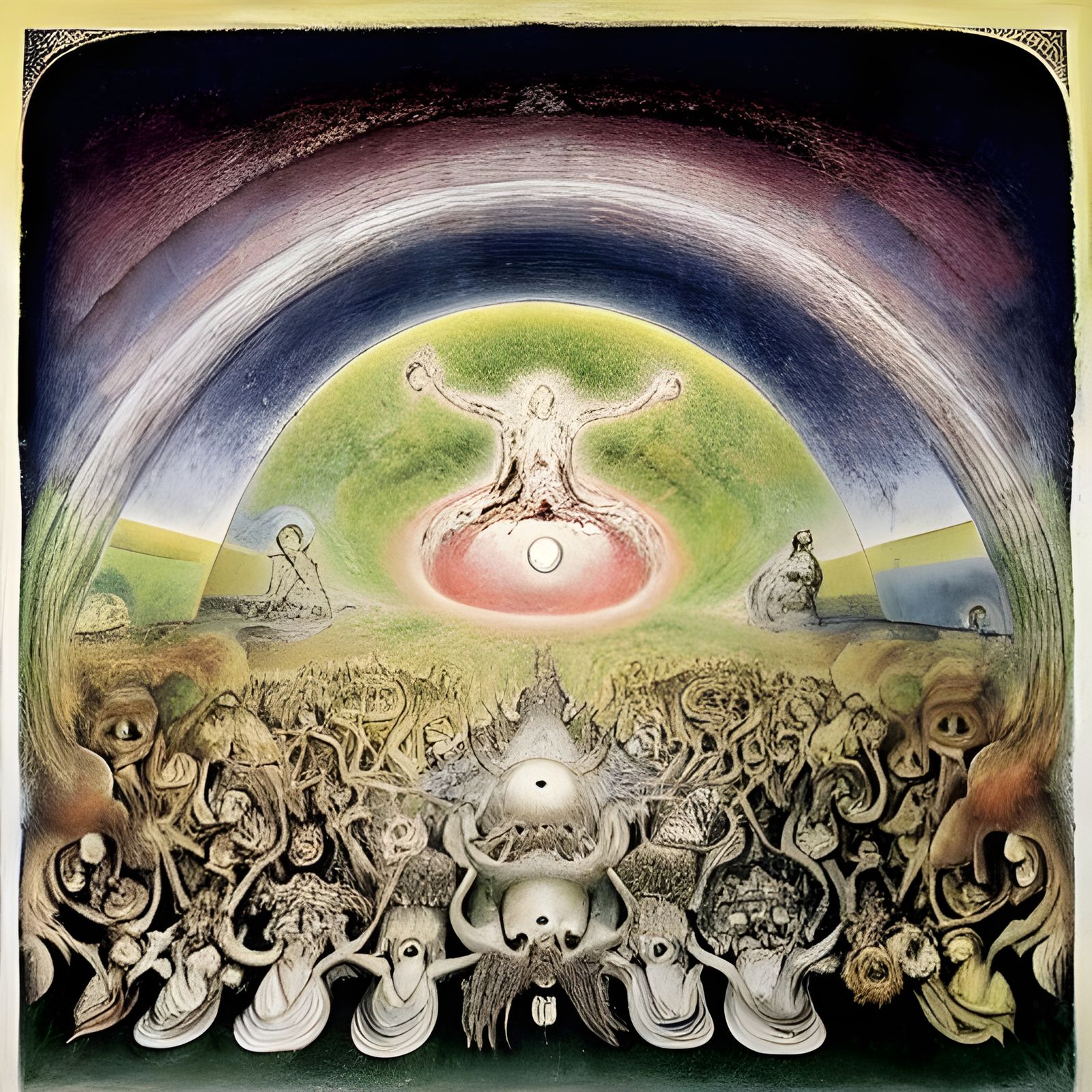 Cosmic Train Ride Through the Underworld, Visionary Art