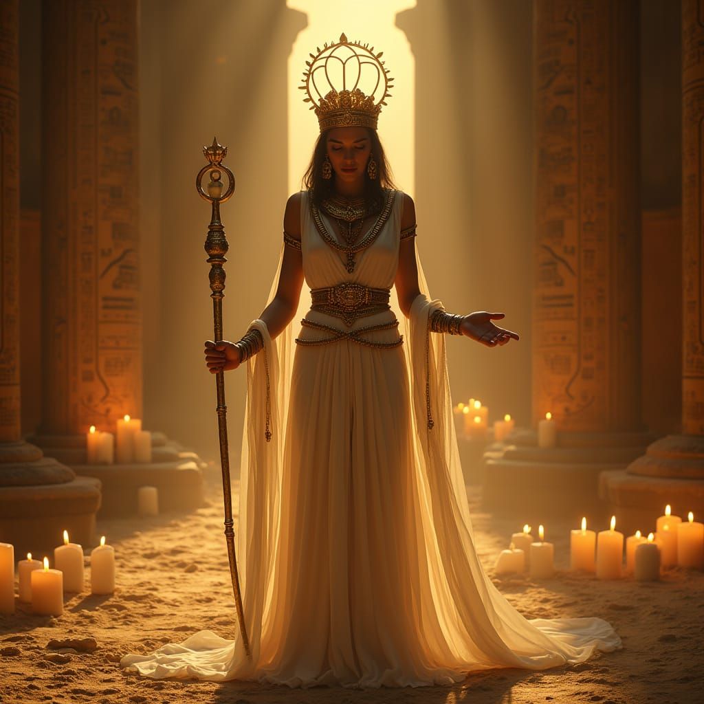 Ancient Egyptian Goddess of Divine Feminine Mysticism