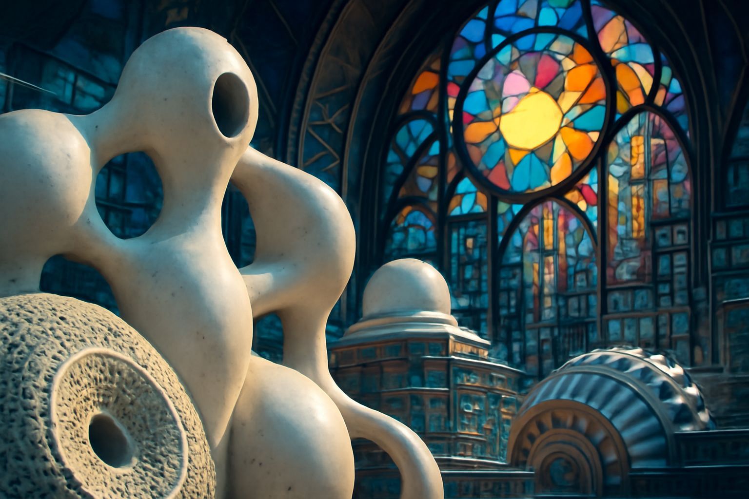 Diatomaceous Modernism Inflatable Ceramic Earthly Whirlingto...