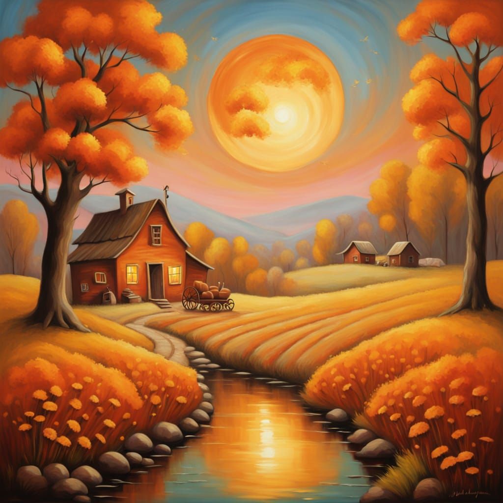 A hayride under a harvest moon
Stargazing beside a crackling...