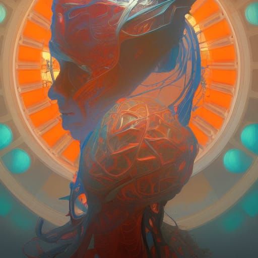 Inside Out Brain Concept Art in 8K
