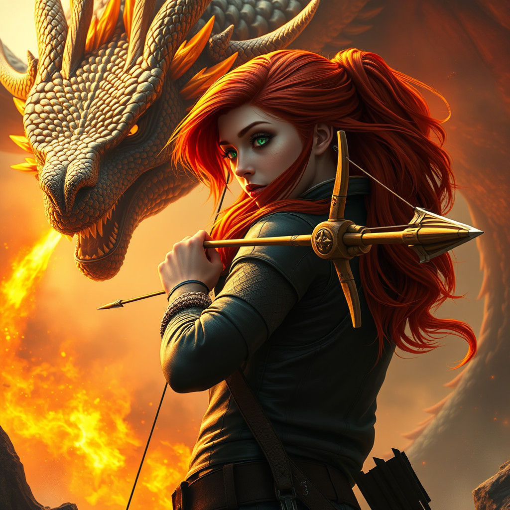 Archer Izorra Confronts Dragon in Cinematic Style