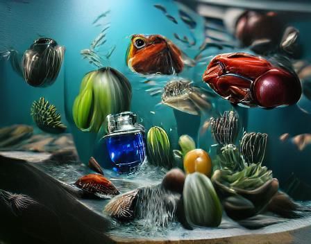 Vibrant Underwater Aquarium Scene