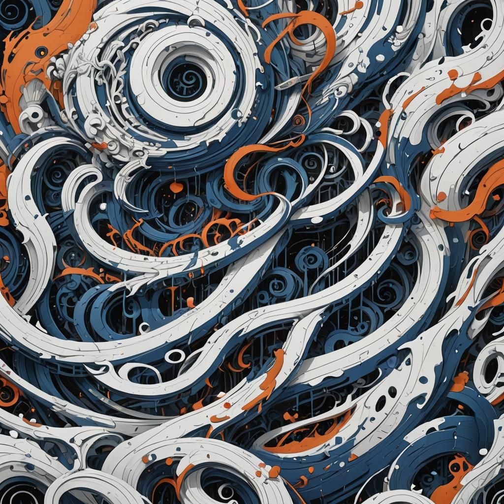 Ornate Calligraphy of Yatzil in Fantasy Art Style