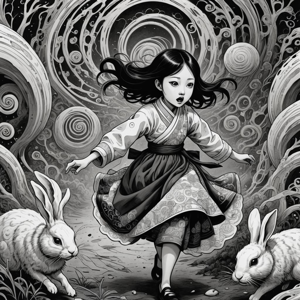 Junji Ito does Alice in Wonderland