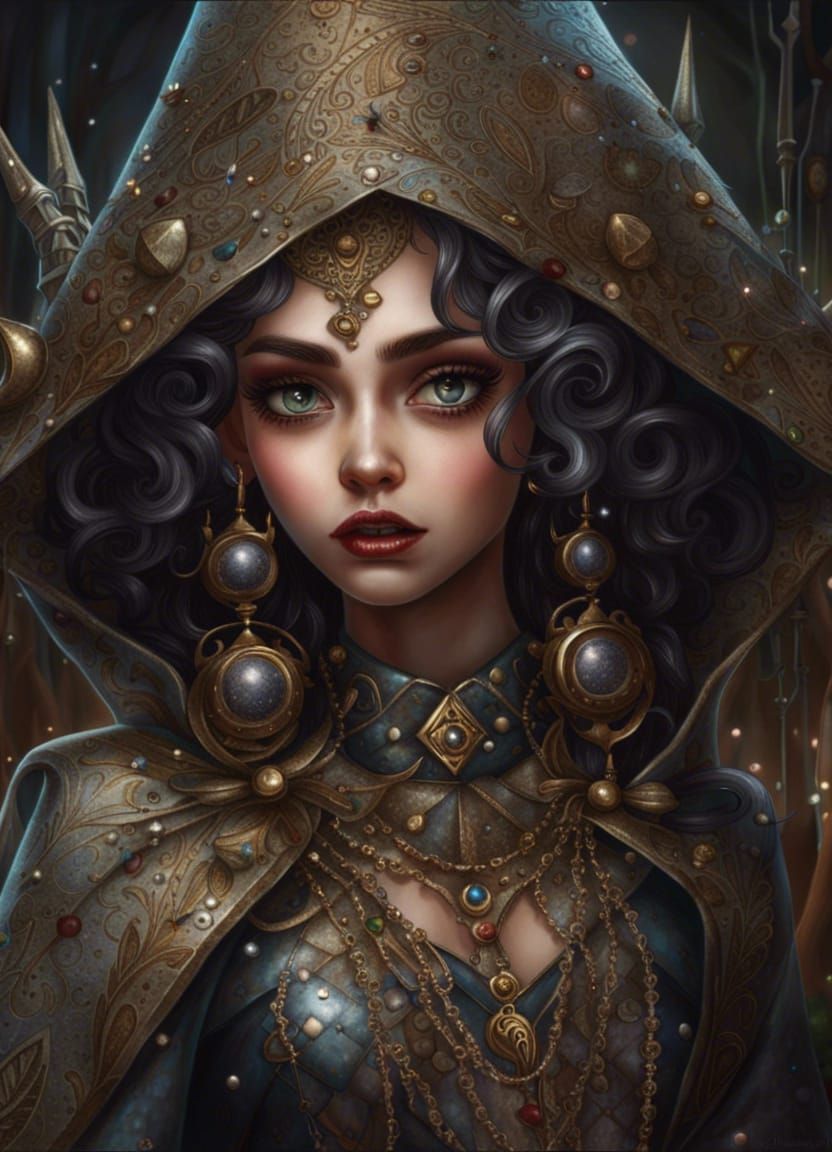 Vindictive Demon Pinocchio in Fantasy Art Style