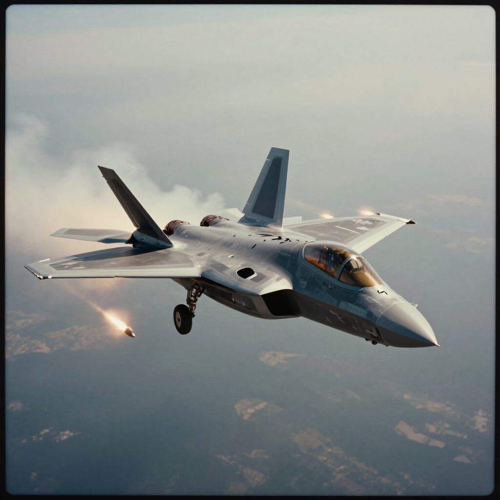 F-22 Raptor Evades Missiles in Cinematic Masterpiece