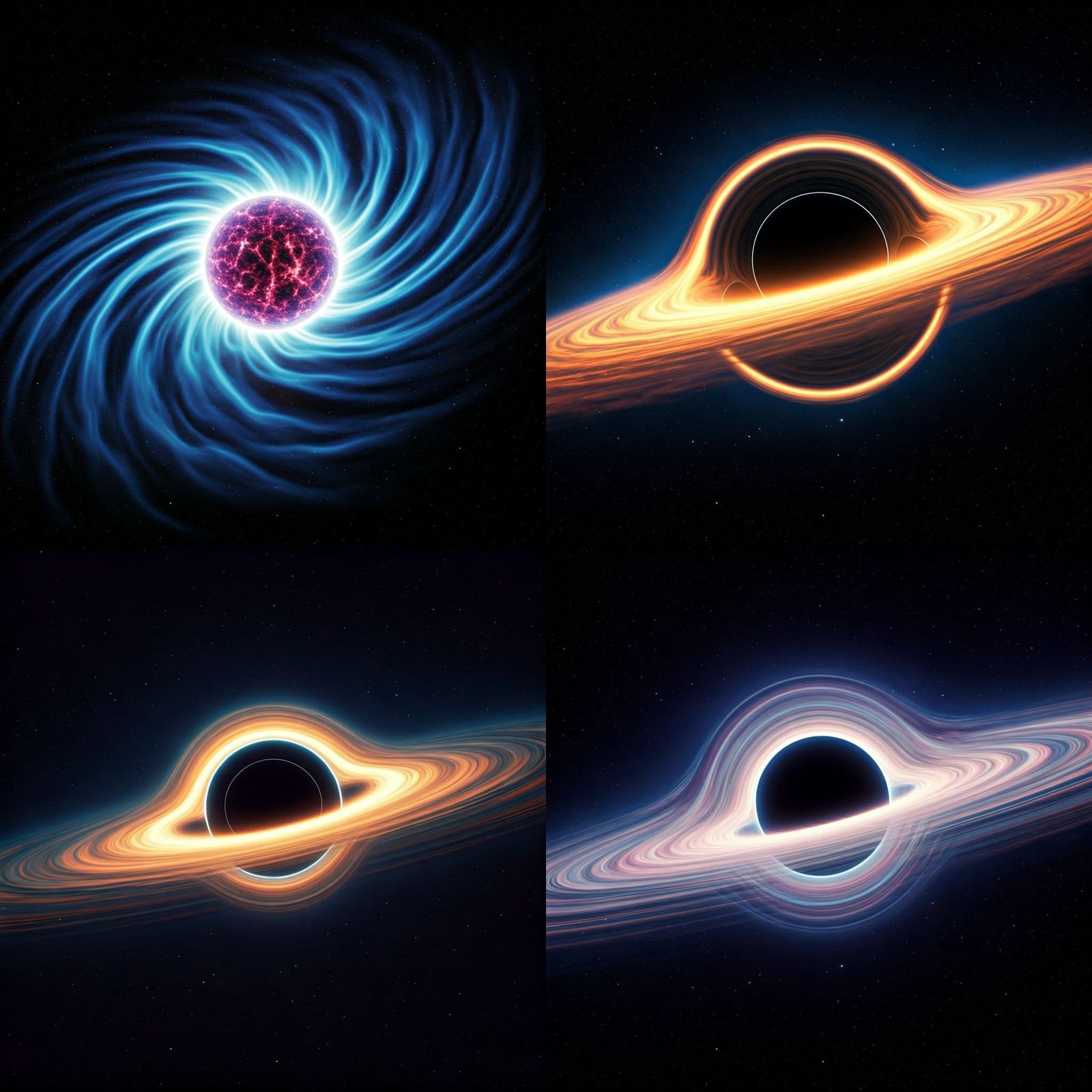 Spectacular AI Rendering of Sagittarius A*