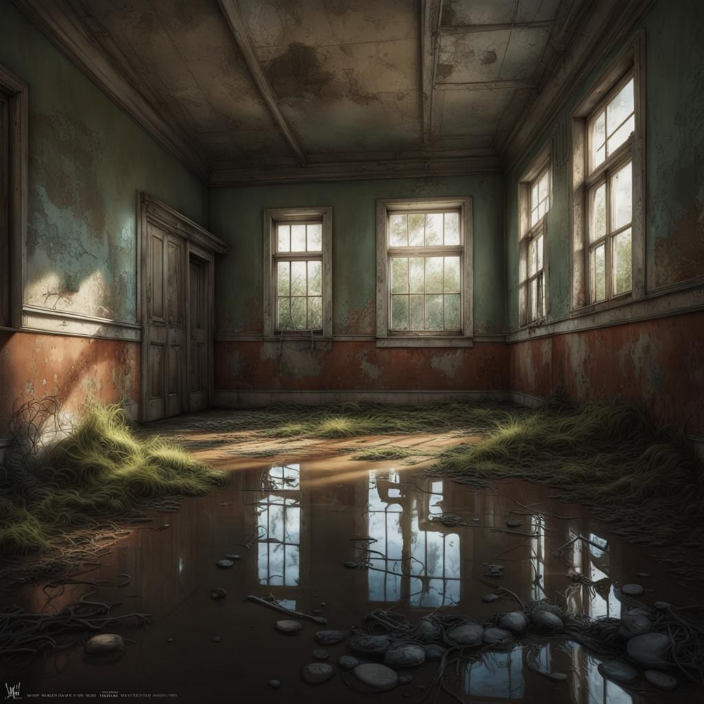 Liminal Asylum Room in Photorealistic Detail