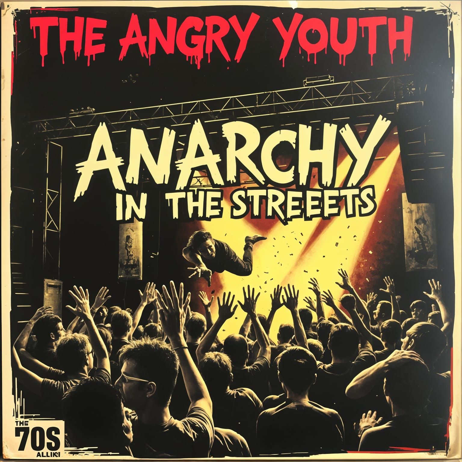Vintage Punk Rock Album Cover: Anarchy in the Streets