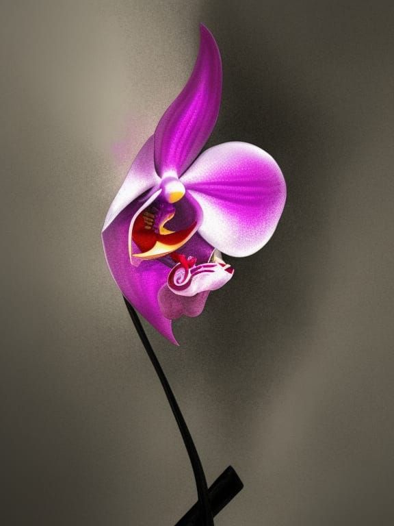 Ominous Man-Eating Orchids in Biopunk Style