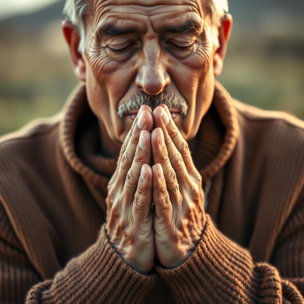 Man Sending Love: Gentle Portrait Photography