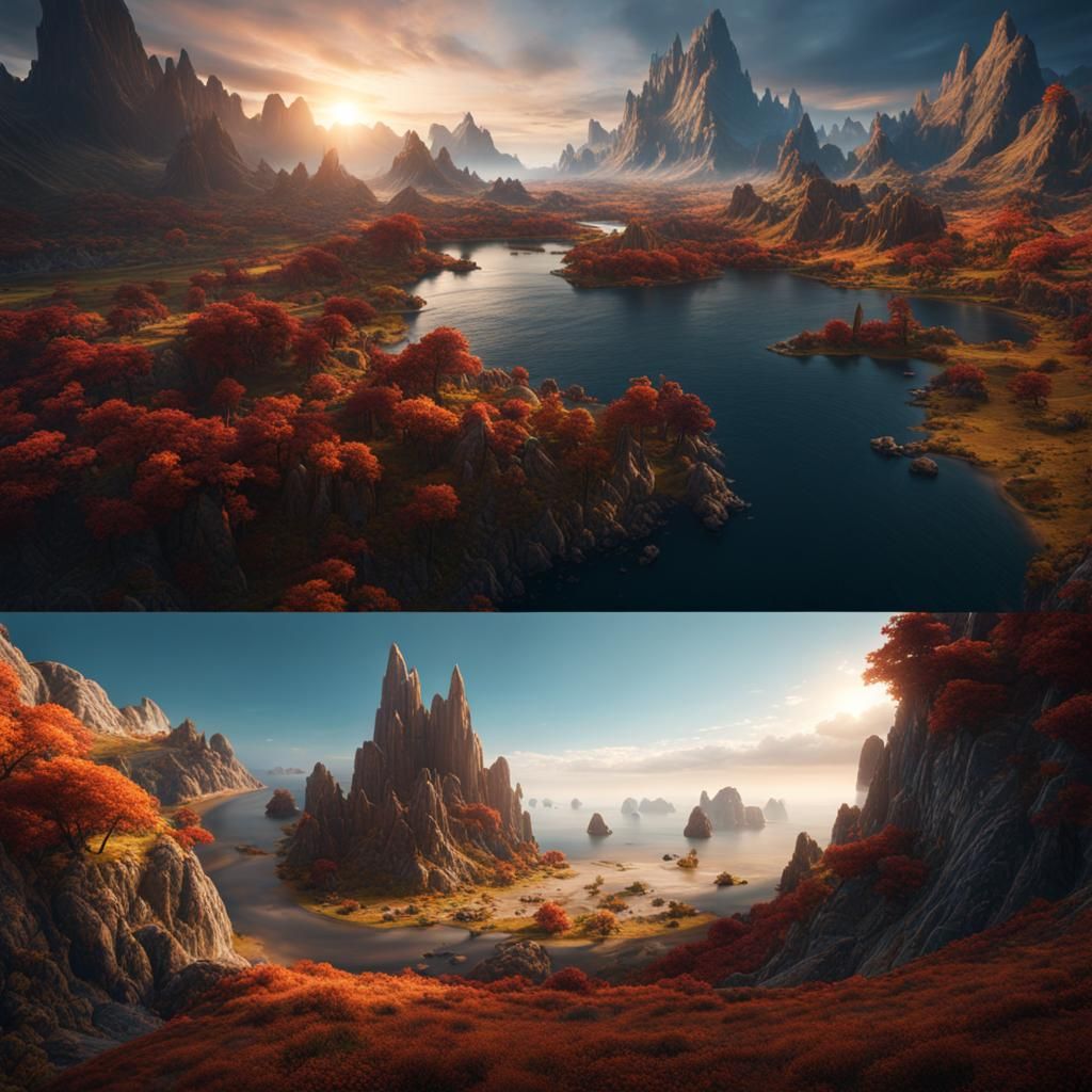 Earth Planet Detailed Matte Painting in 8K