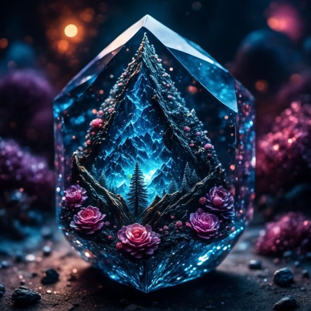 Sparkling Crystal Tove Created with AI