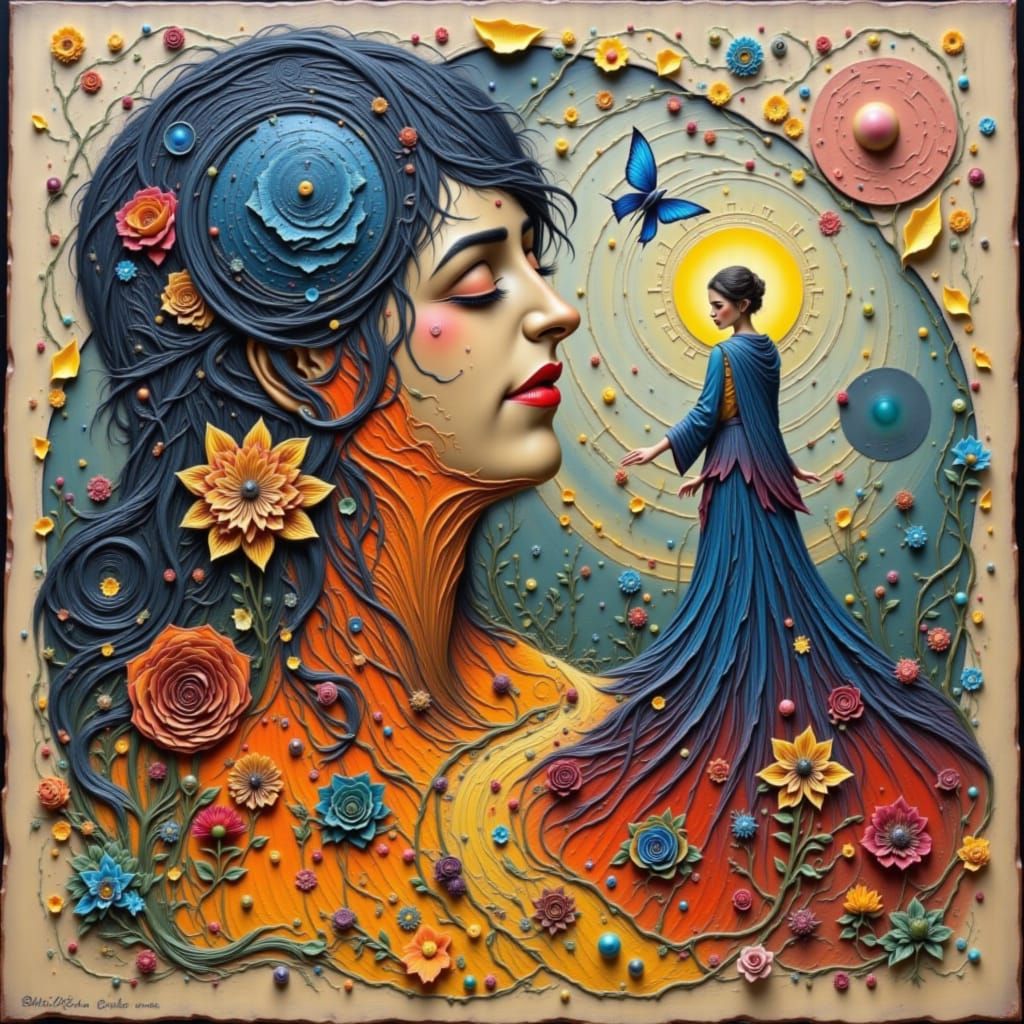 Abstract AI Generated Characters in Unique Styles