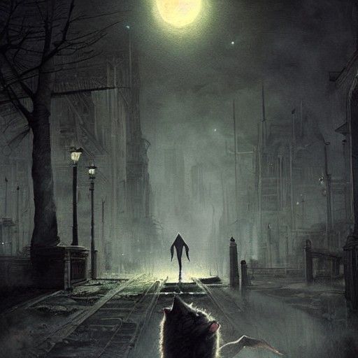 Werewolf Transformation Under the Full Moon