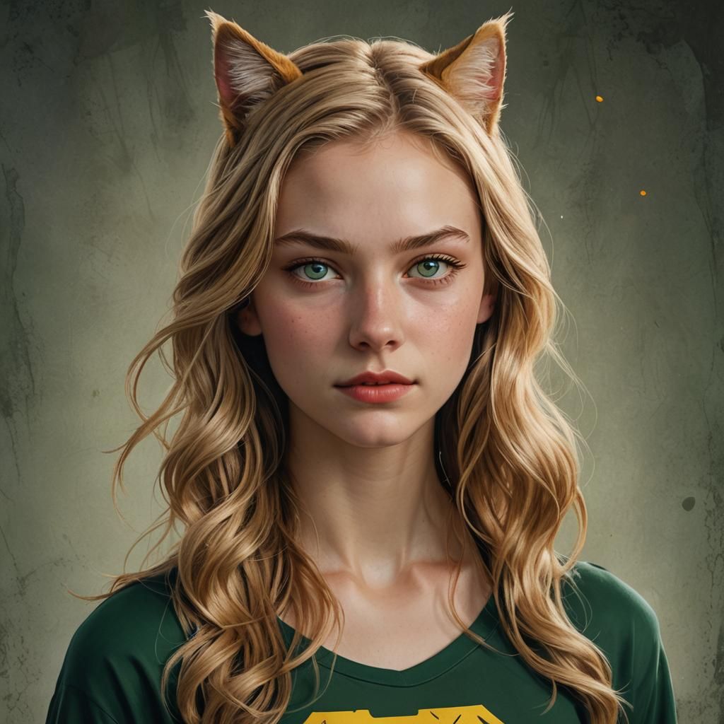 Hyperrealistic Portrait of a Superhero Teen in Digital Art