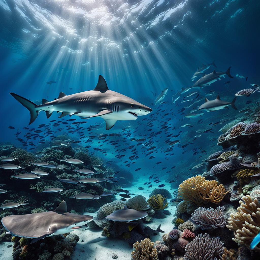 sharky on a stroll