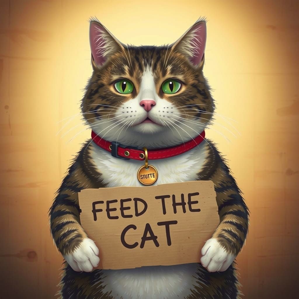 feed the cat